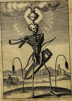 Picture 85 of 93 from Emblemes nouveaux; esquels le cours de ce monde est depeint et representé par certaines figures, desquelles le sens est expliqué par rimes ... Premieremente en allemand & maintenent en françois .. (1617), leaf 169