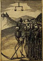 An illustration from Emblemes nouveaux; esquels le cours de ce monde est depeint et representé par certaines figures, desquelles le sens est expliqué par rimes ... Premieremente en allemand & maintenent en françois .. (1617)