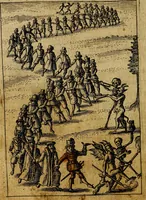 An illustration from Emblemes nouveaux; esquels le cours de ce monde est depeint et representé par certaines figures, desquelles le sens est expliqué par rimes ... Premieremente en allemand & maintenent en françois .. (1617)
