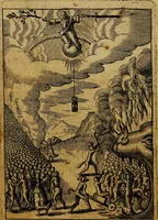 An illustration from Emblemes nouveaux; esquels le cours de ce monde est depeint et representé par certaines figures, desquelles le sens est expliqué par rimes ... Premieremente en allemand & maintenent en françois .. (1617)