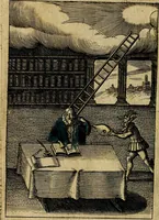 Picture 21 of 93 from Emblemes nouveaux; esquels le cours de ce monde est depeint et representé par certaines figures, desquelles le sens est expliqué par rimes ... Premieremente en allemand & maintenent en françois .. (1617), leaf 41