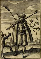 An illustration from Emblemes nouveaux; esquels le cours de ce monde est depeint et representé par certaines figures, desquelles le sens est expliqué par rimes ... Premieremente en allemand & maintenent en françois .. (1617)