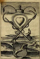 Picture 50 of 93 from Emblemes nouveaux; esquels le cours de ce monde est depeint et representé par certaines figures, desquelles le sens est expliqué par rimes ... Premieremente en allemand & maintenent en françois .. (1617), leaf 99