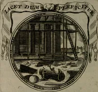 An illustration from Emblemes ou devises chretiennes : ouvrage mêlé de prose & de vers, et enrichi de figures .. (1717)