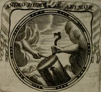 Picture 75 of 154 from Emblemes ou devises chretiennes : ouvrage mêlé de prose & de vers, et enrichi de figures .. (1717), leaf 185