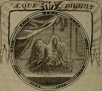 An illustration from Emblemes ou devises chretiennes : ouvrage mêlé de prose & de vers, et enrichi de figures .. (1717)