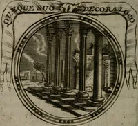 An illustration from Emblemes ou devises chretiennes : ouvrage mêlé de prose & de vers, et enrichi de figures .. (1717)