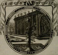 An illustration from Emblemes ou devises chretiennes : ouvrage mêlé de prose & de vers, et enrichi de figures .. (1717)