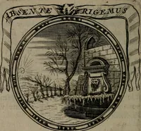 An illustration from Emblemes ou devises chretiennes : ouvrage mêlé de prose & de vers, et enrichi de figures .. (1717)