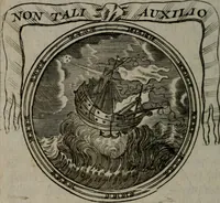 An illustration from Emblemes ou devises chretiennes : ouvrage mêlé de prose & de vers, et enrichi de figures .. (1717)