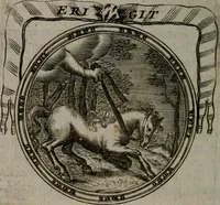 An illustration from Emblemes ou devises chretiennes : ouvrage mêlé de prose & de vers, et enrichi de figures .. (1717)
