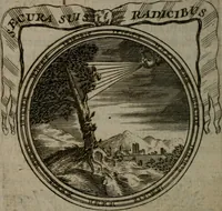 An illustration from Emblemes ou devises chretiennes : ouvrage mêlé de prose & de vers, et enrichi de figures .. (1717)