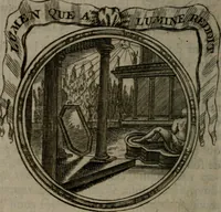 An illustration from Emblemes ou devises chretiennes : ouvrage mêlé de prose & de vers, et enrichi de figures .. (1717)