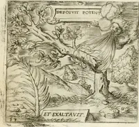 An illustration from Emblemes, ov, Devises chrestiennes (1571)