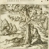 An illustration from Emblemes, ov, Devises chrestiennes (1571)