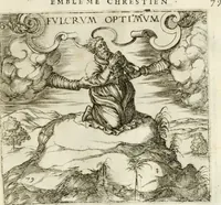 An illustration from Emblemes, ov, Devises chrestiennes (1571)