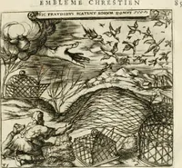 An illustration from Emblemes, ov, Devises chrestiennes (1571)