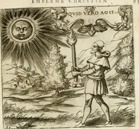 An illustration from Emblemes, ov, Devises chrestiennes (1571)