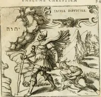 An illustration from Emblemes, ov, Devises chrestiennes (1571)