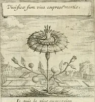An illustration from Emblemes sacrez sur le tres-saint et tres-adorable sacrement de l'eucharistie (1667)