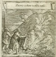 An illustration from Emblemes sacrez sur le tres-saint et tres-adorable sacrement de l'eucharistie (1667)