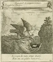 An illustration from Emblemes sacrez sur le tres-saint et tres-adorable sacrement de l'eucharistie (1667)