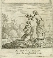 An illustration from Emblemes sacrez sur le tres-saint et tres-adorable sacrement de l'eucharistie (1667)