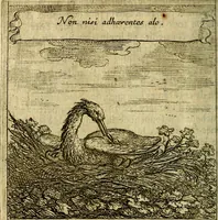 An illustration from Emblemes sacrez svr le tres-saint et tresadorable sacrement de l'evcharistie (1667)