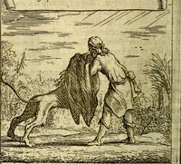 An illustration from Emblemes sacrez svr le tres-saint et tresadorable sacrement de l'evcharistie (1667)