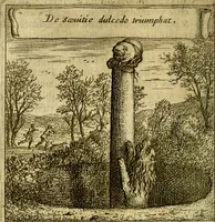 An illustration from Emblemes sacrez svr le tres-saint et tresadorable sacrement de l'evcharistie (1667)