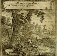 An illustration from Emblemes sacrez svr le tres-saint et tresadorable sacrement de l'evcharistie (1667)
