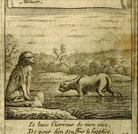 An illustration from Emblemes sacrez svr le tres-saint et tresadorable sacrement de l'evcharistie (1667)