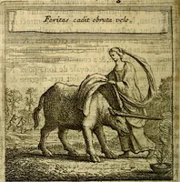An illustration from Emblemes sacrez svr le tres-saint et tresadorable sacrement de l'evcharistie (1667)