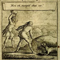 An illustration from Emblemes sacrez svr le tres-saint et tresadorable sacrement de l'evcharistie (1667)