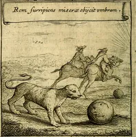 An illustration from Emblemes sacrez svr le tres-saint et tresadorable sacrement de l'evcharistie (1667)