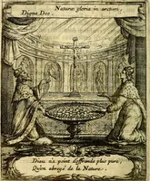 An illustration from Emblemes sacrez svr le tres-saint et tresadorable sacrement de l'evcharistie (1667)