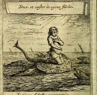 An illustration from Emblemes sacrez svr le tres-saint et tresadorable sacrement de l'evcharistie (1667)