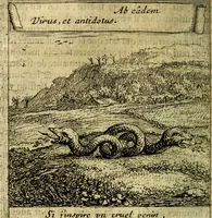 An illustration from Emblemes sacrez svr le tres-saint et tresadorable sacrement de l'evcharistie (1667)