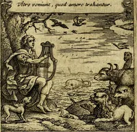 An illustration from Emblemes sacrez svr le tres-saint et tresadorable sacrement de l'evcharistie (1667)