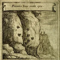 An illustration from Emblemes sacrez svr le tres-saint et tresadorable sacrement de l'evcharistie (1667)