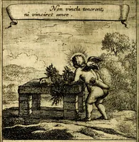An illustration from Emblemes sacrez svr le tres-saint et tresadorable sacrement de l'evcharistie (1667)