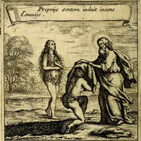 An illustration from Emblemes sacrez svr le tres-saint et tresadorable sacrement de l'evcharistie (1667)