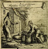 An illustration from Emblemes sacrez svr le tres-saint et tresadorable sacrement de l'evcharistie (1667)
