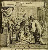 An illustration from Emblemes sacrez svr le tres-saint et tresadorable sacrement de l'evcharistie (1667)