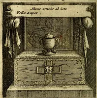 An illustration from Emblemes sacrez svr le tres-saint et tresadorable sacrement de l'evcharistie (1667)