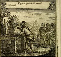 An illustration from Emblemes sacrez svr le tres-saint et tresadorable sacrement de l'evcharistie (1667)