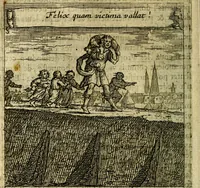 An illustration from Emblemes sacrez svr le tres-saint et tresadorable sacrement de l'evcharistie (1667)