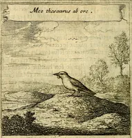 An illustration from Emblemes sacrez svr le tres-saint et tresadorable sacrement de l'evcharistie (1667)