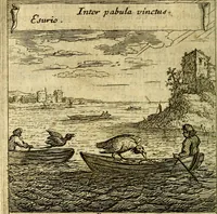 An illustration from Emblemes sacrez svr le tres-saint et tresadorable sacrement de l'evcharistie (1667)
