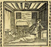 Picture 69 of 200 from Emblemi. Dal latino nel vulgare italiano ridotti, contenenti il fiore et la sostanza de' più scelti scrittori & delle più celebri discipline dell'vniuerso, ripieni di ottimi consigli & saluteuoli documenti, per l'vso ciuile et morale della vita humana (1626), leaf 110